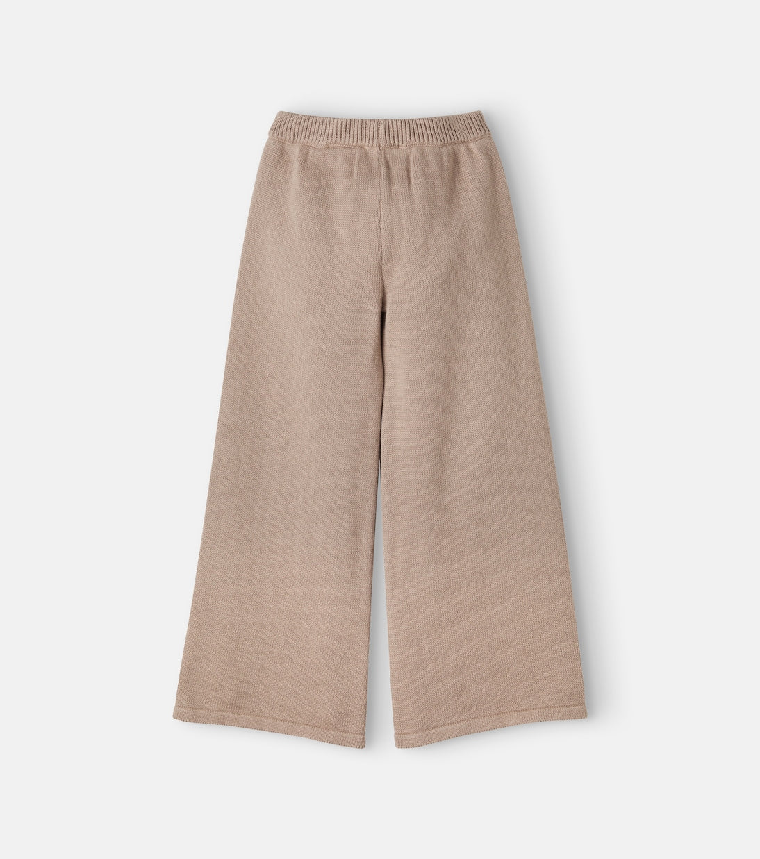 Monnalisa - Cotton and wool wide-leg pants