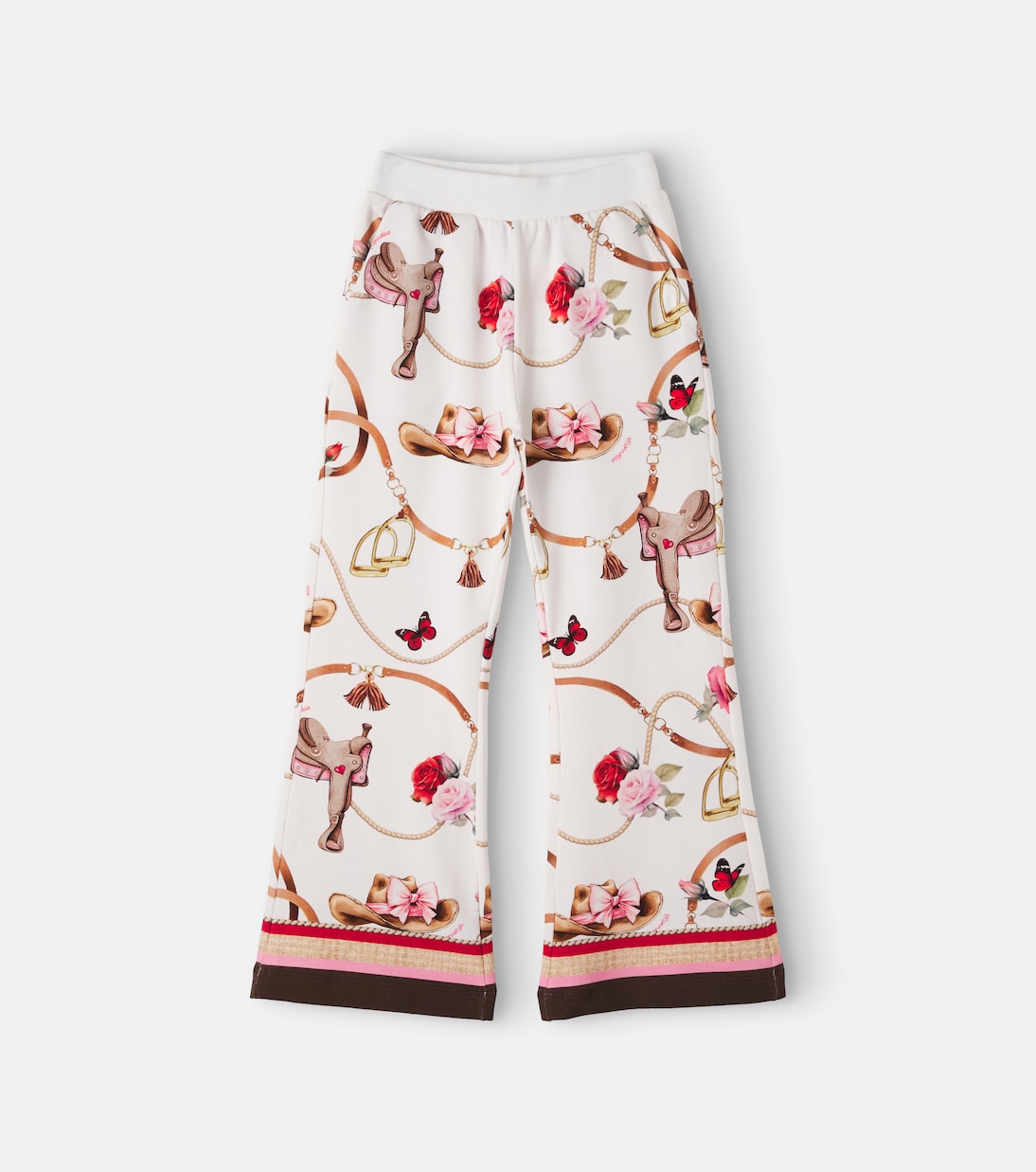 Monnalisa - Printed cotton-blend sweatpants