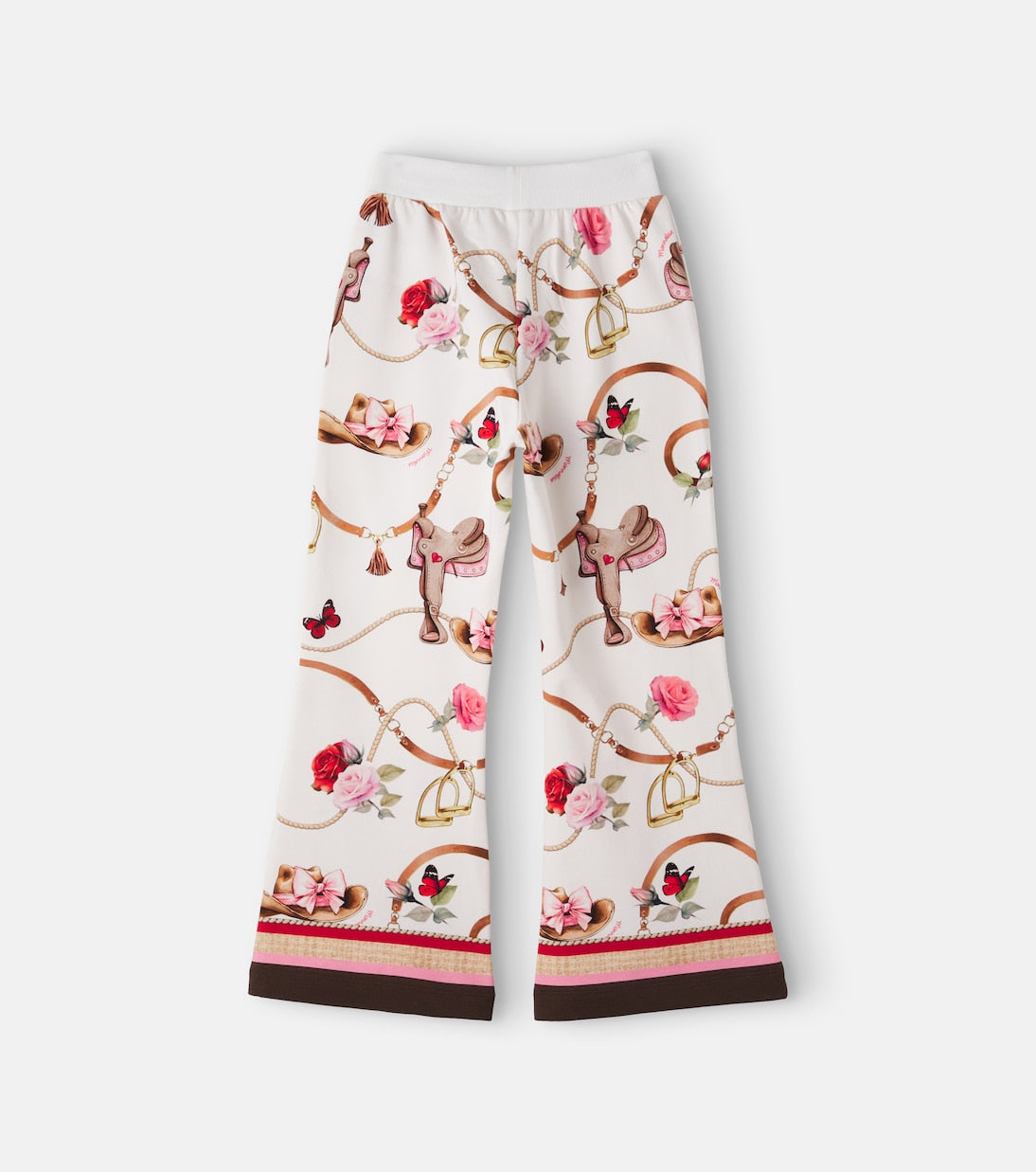 Monnalisa - Printed cotton-blend sweatpants