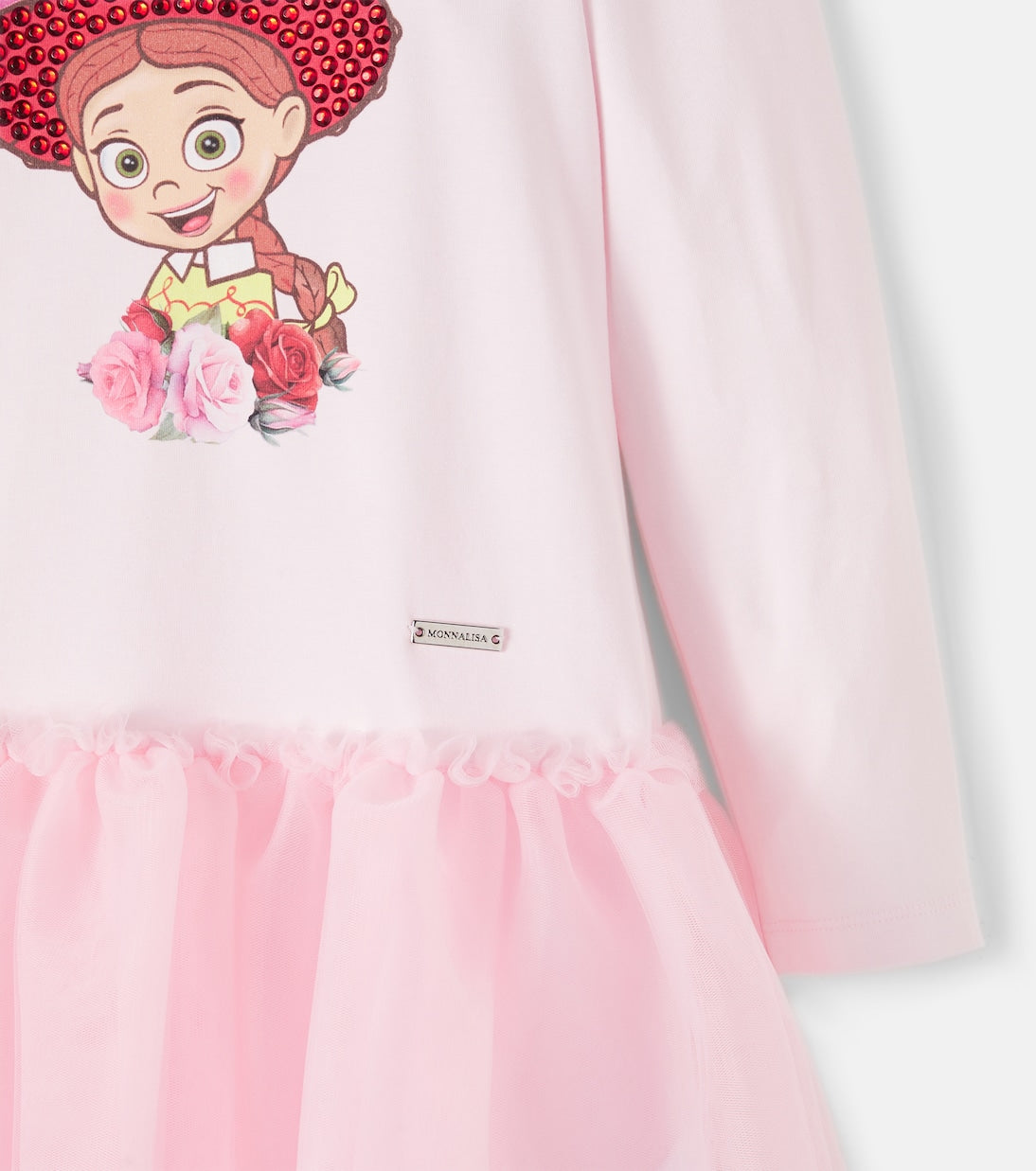 Monnalisa - x Disney® printed cotton-blend dress