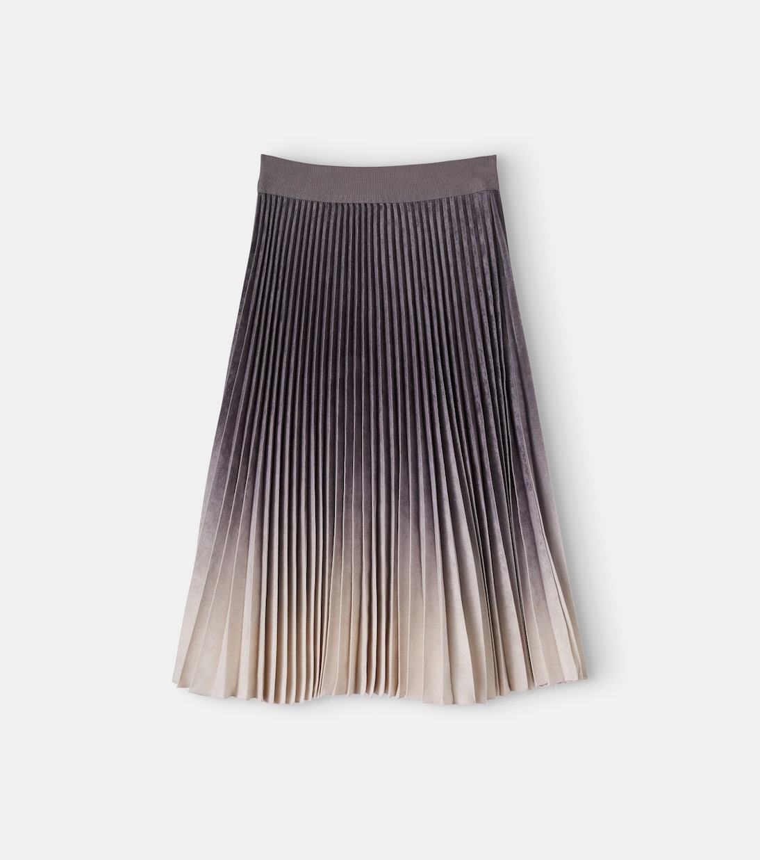 Monnalisa - Ombré plissé skirt