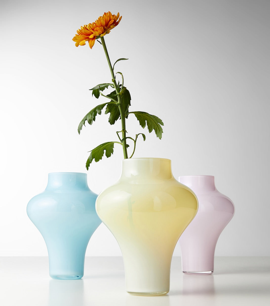 NasonMoretti - AS 17 Medium glass vase by Sergio Asti