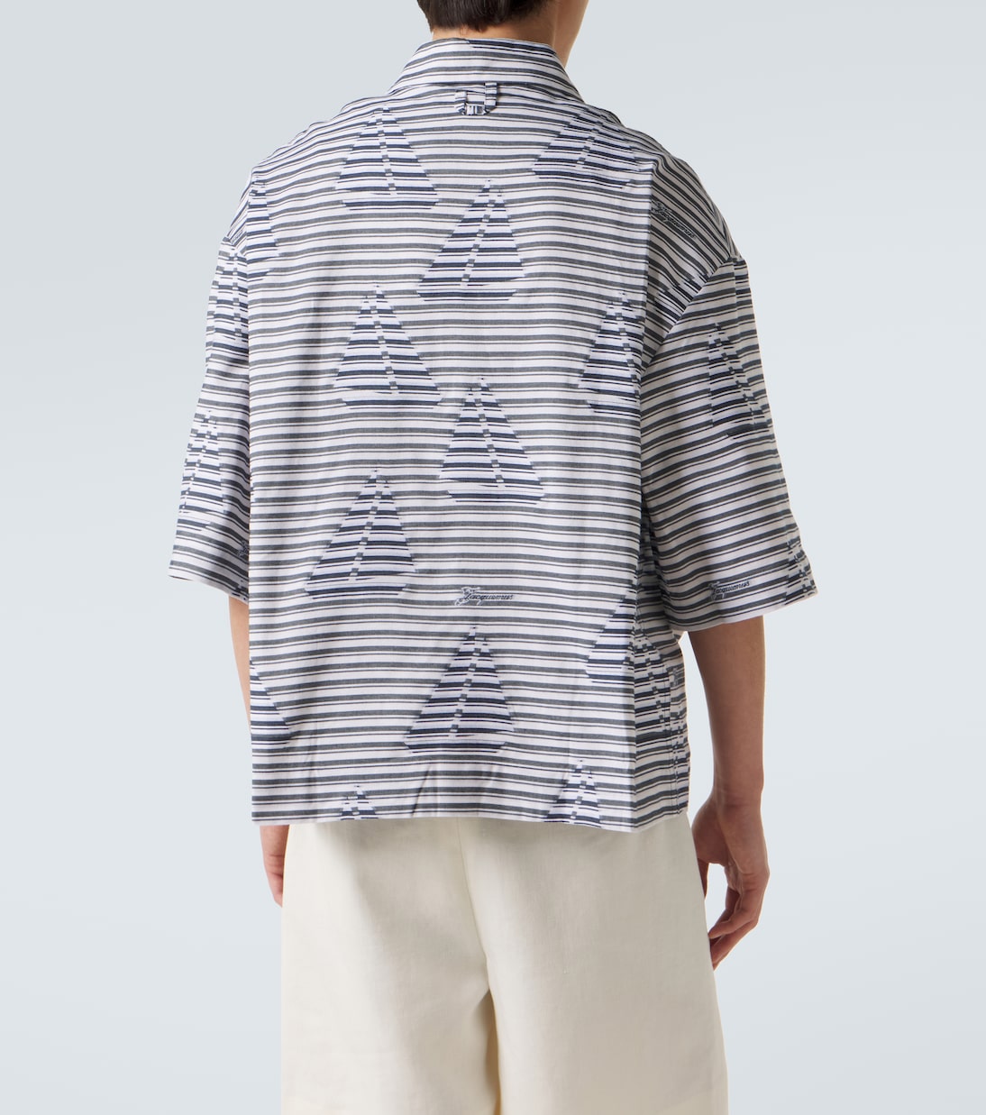 Jacquemus - Plage striped cotton bowling shirt