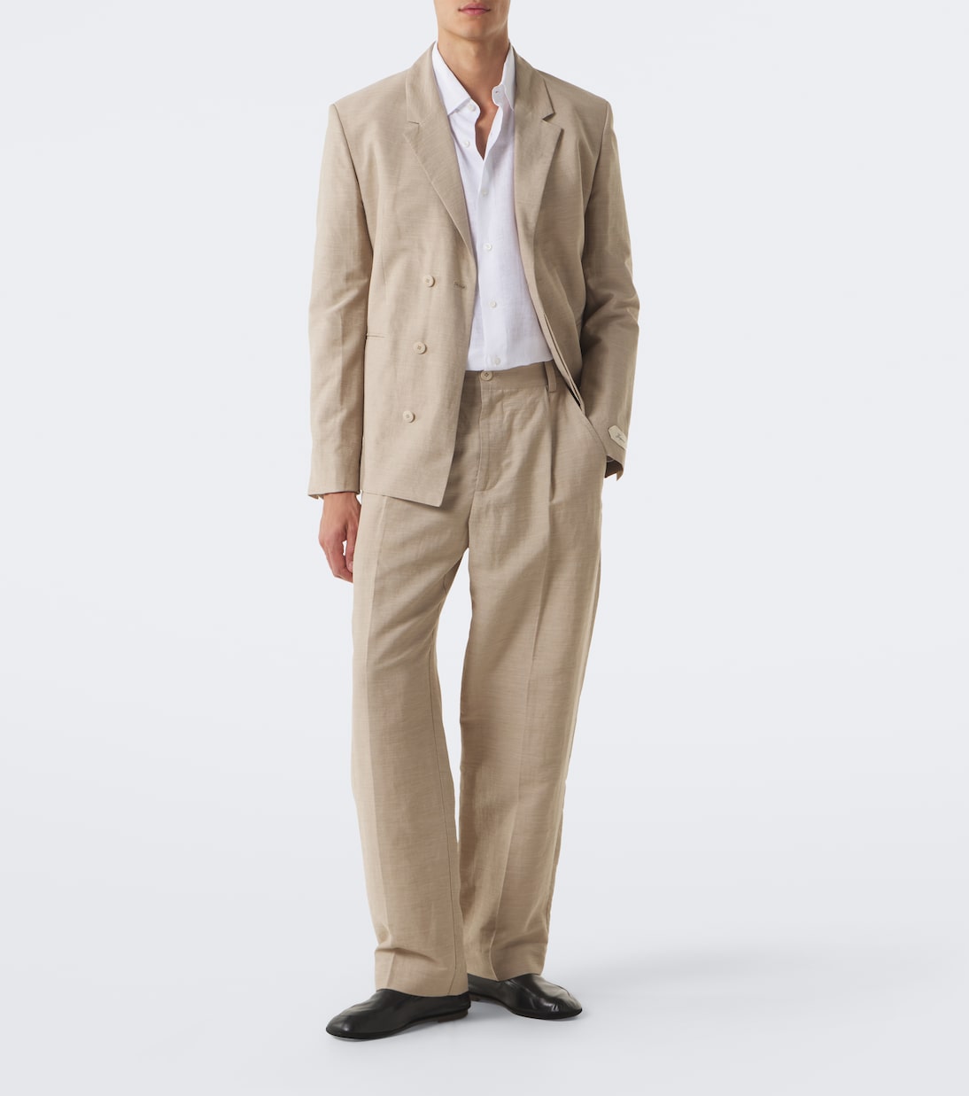 Jacquemus - Croisière pleated linen-blend pants