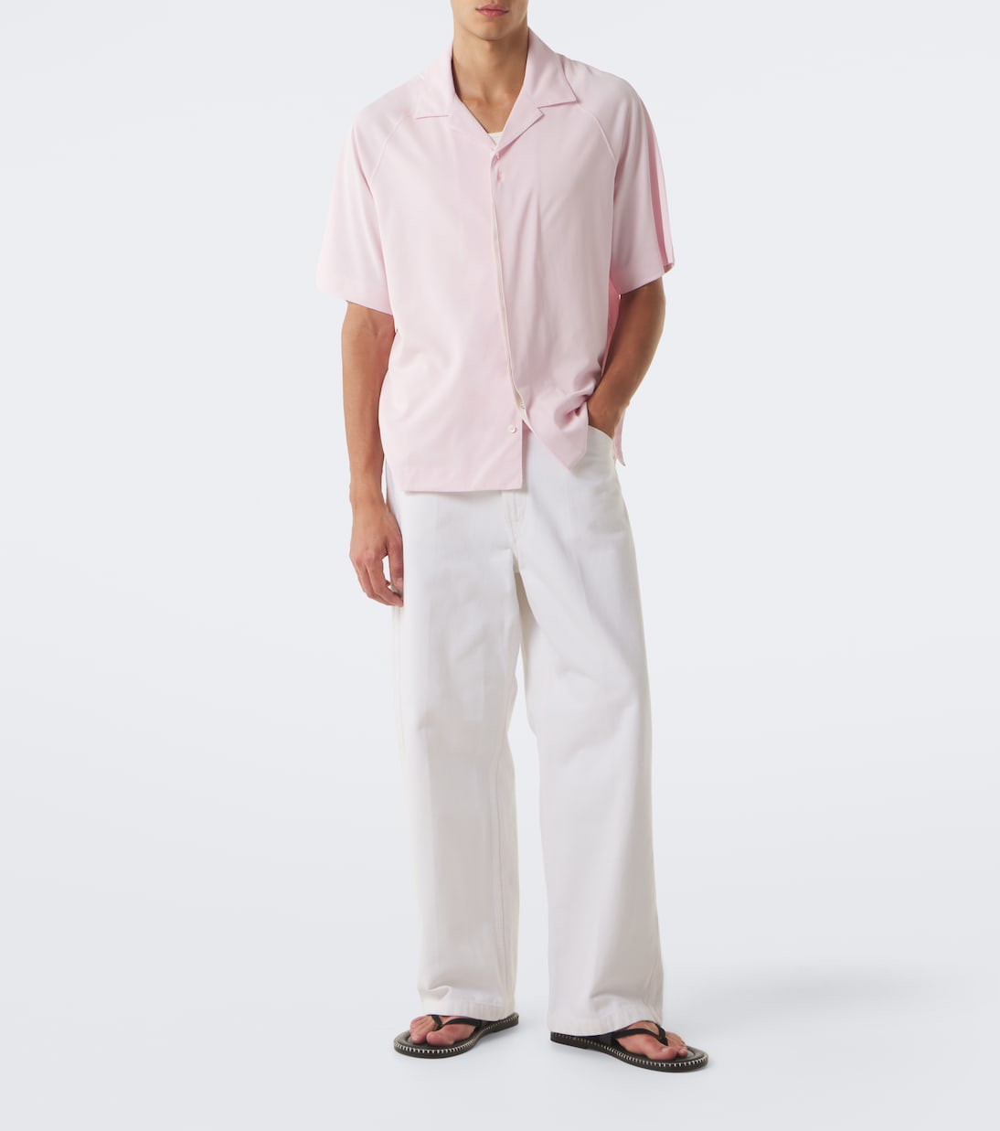 Jacquemus - Jean Atelier jersey bowling shirt