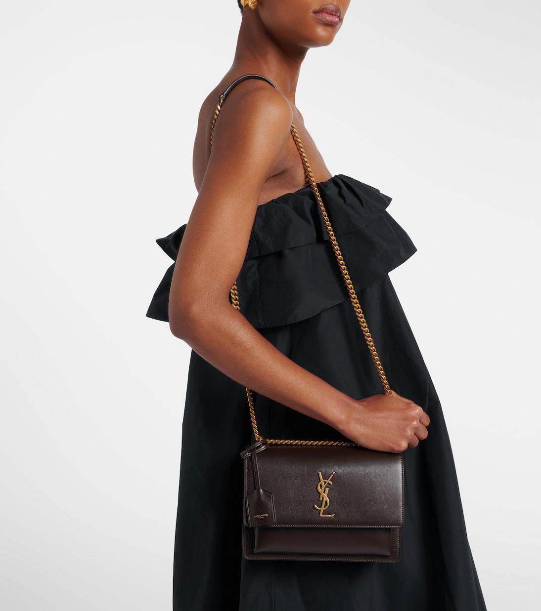 Saint Laurent - Sunset Medium leather shoulder bag