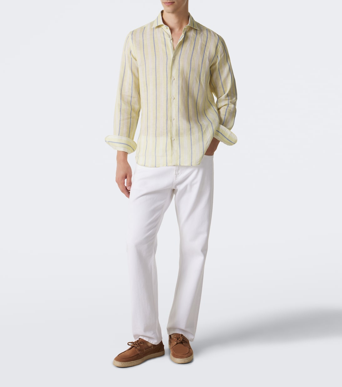 Fedeli - Striped linen shirt
