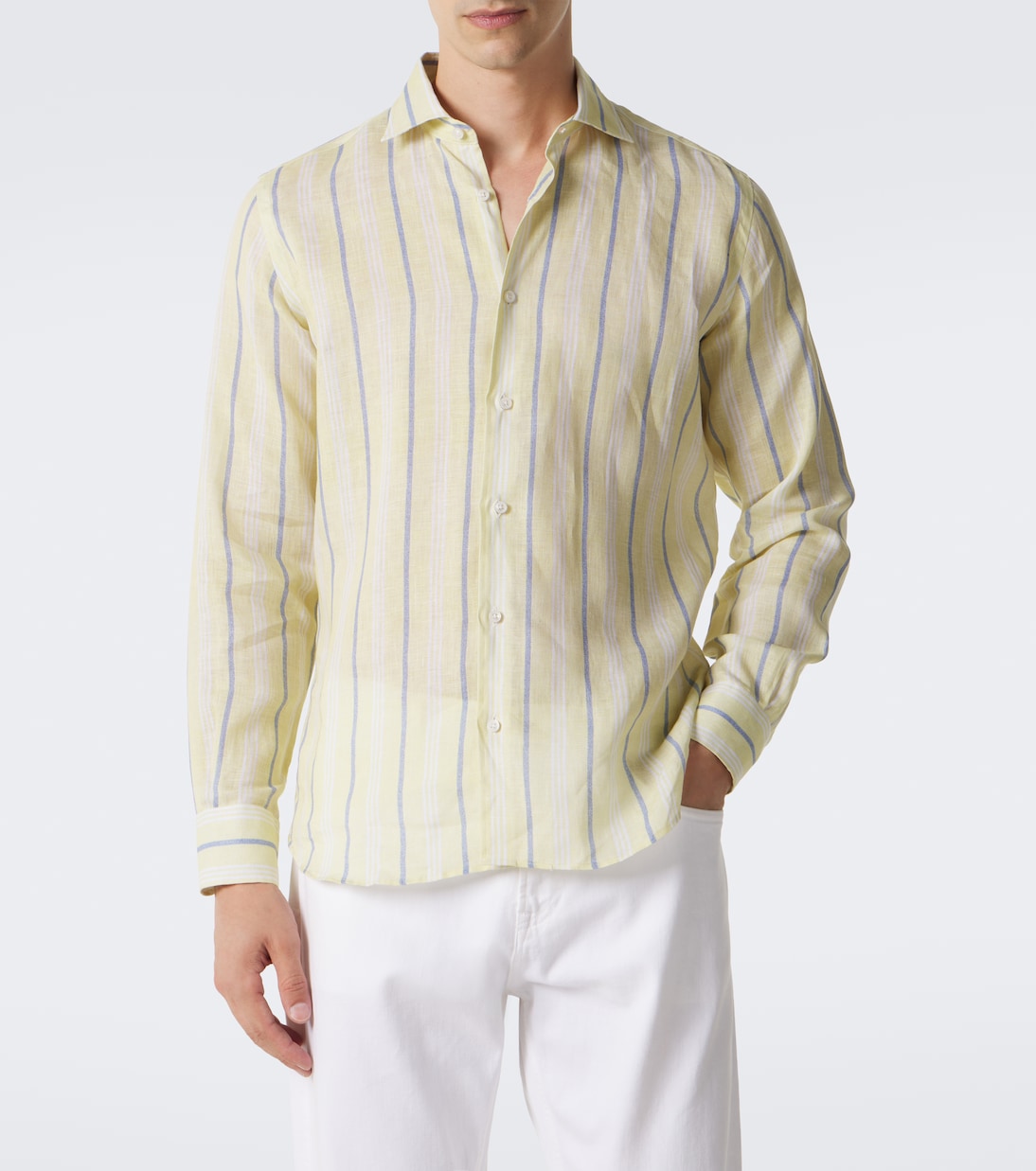 Fedeli - Striped linen shirt