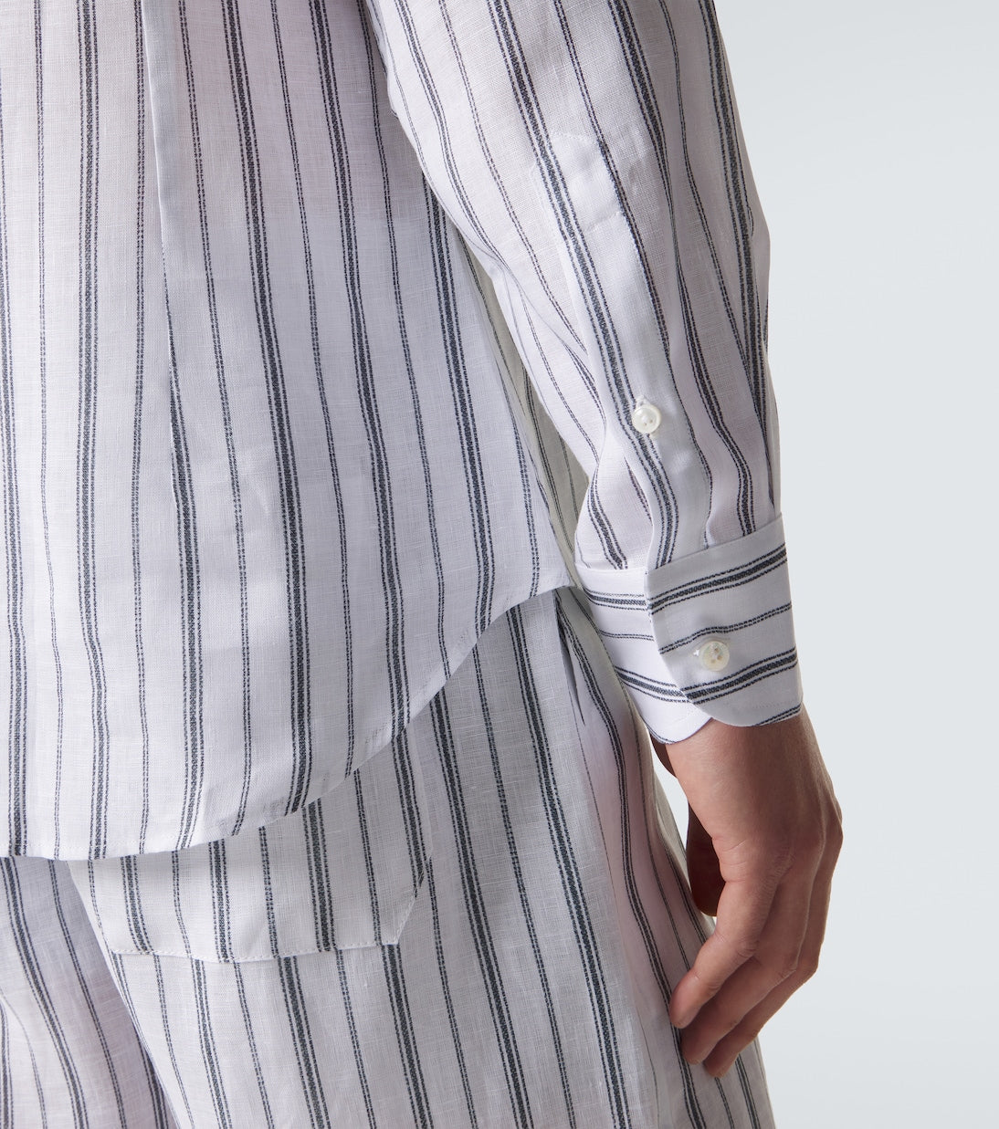 Fedeli - Striped linen shirt