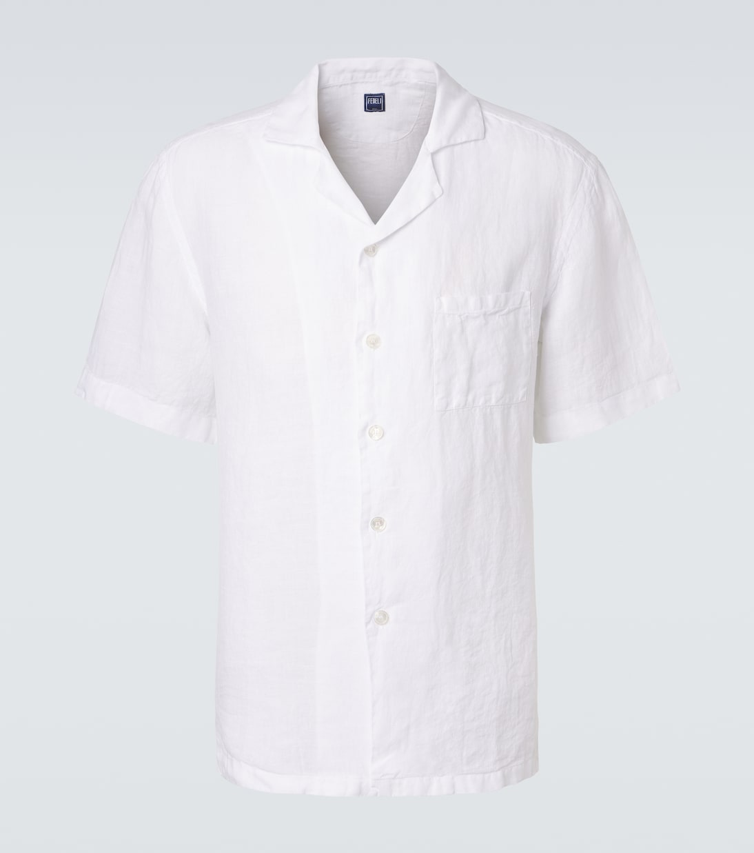 Fedeli - Linen bowling shirt