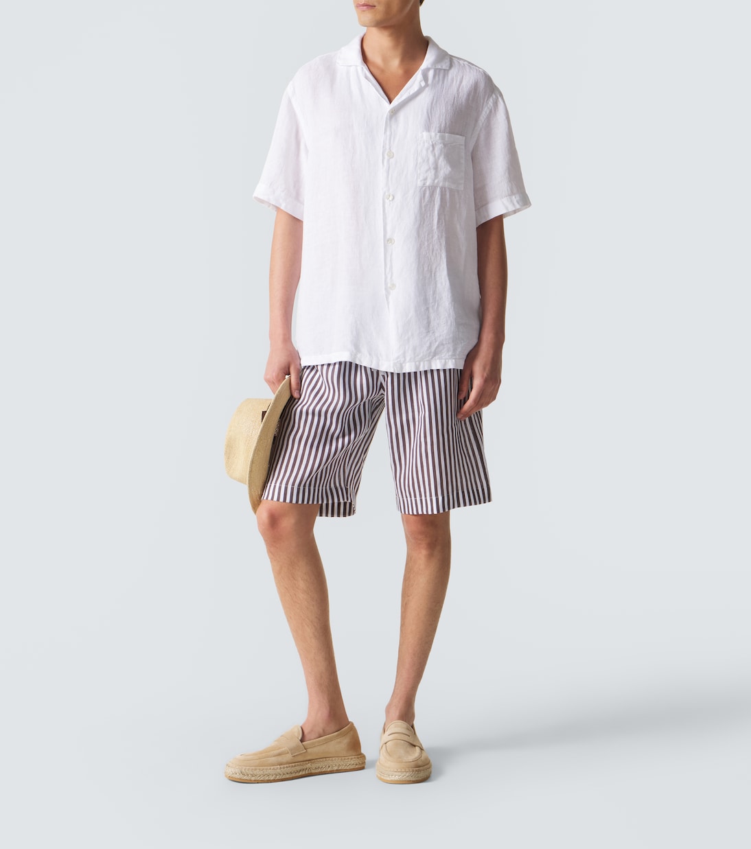 Fedeli - Linen bowling shirt
