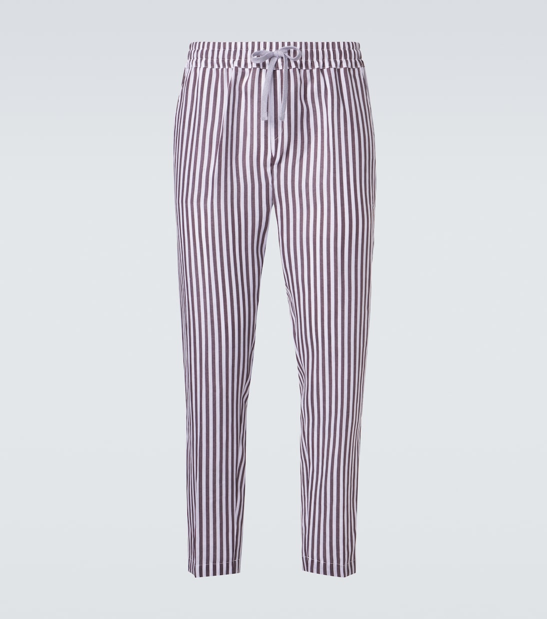 Fedeli - Striped linen straight pants