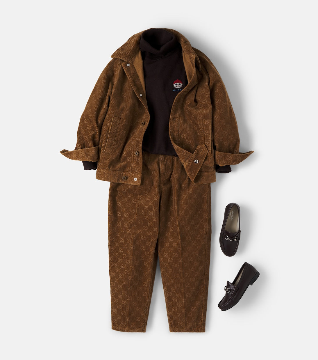 Gucci Kids - Horsebit leather loafers