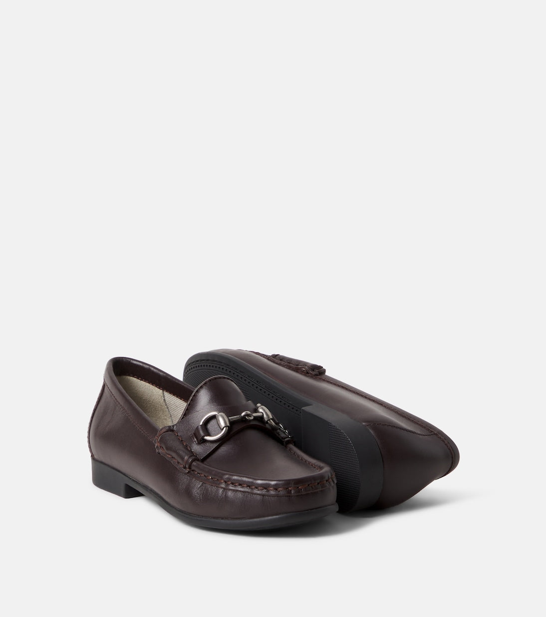Gucci Kids - Horsebit leather loafers