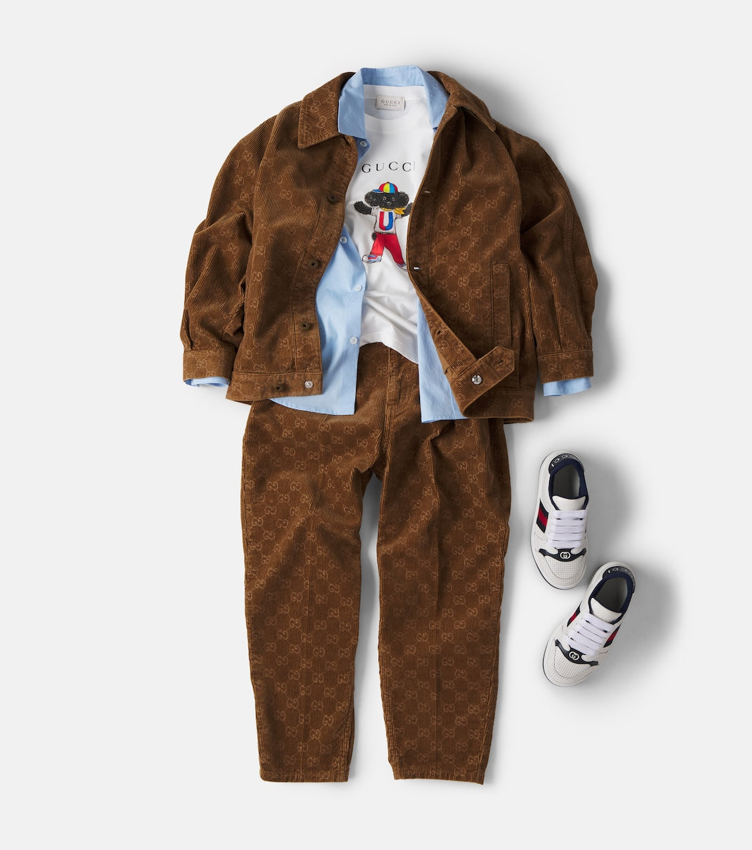 Gucci Kids - GG cotton corduroy jacket