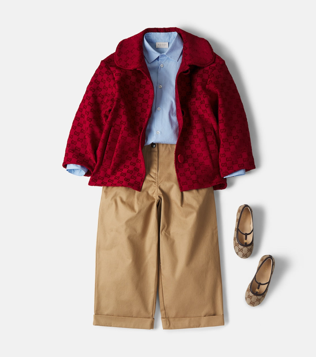 Gucci Kids - GG chenille-trimmed jacket