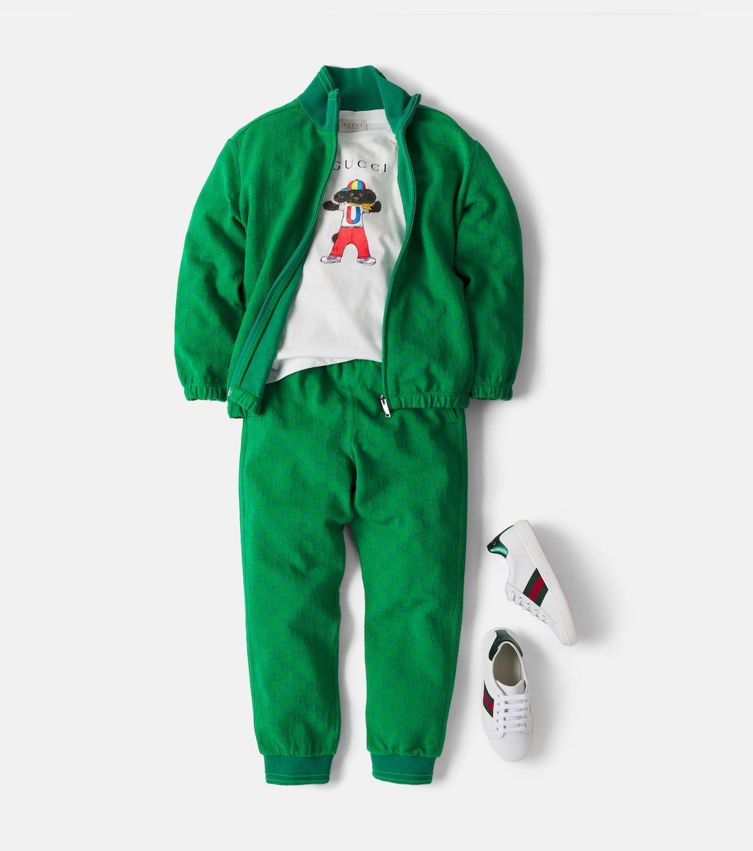 Gucci Kids - GG cotton piqué track jacket