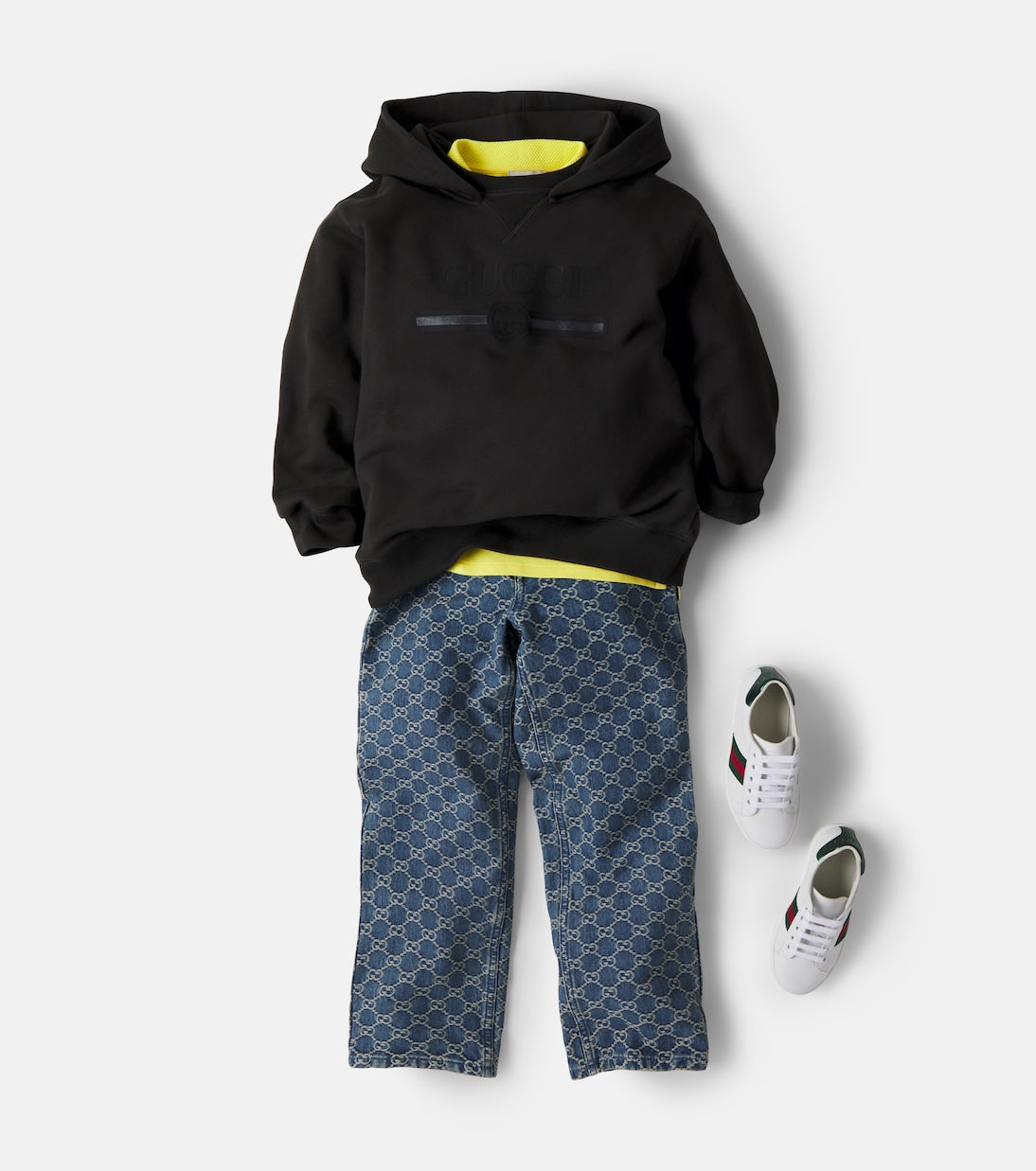 Gucci Kids - Logo cotton jersey sweatshirt