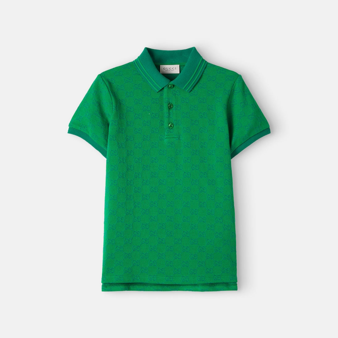 Gucci Kids - GG cotton piqué polo shirt