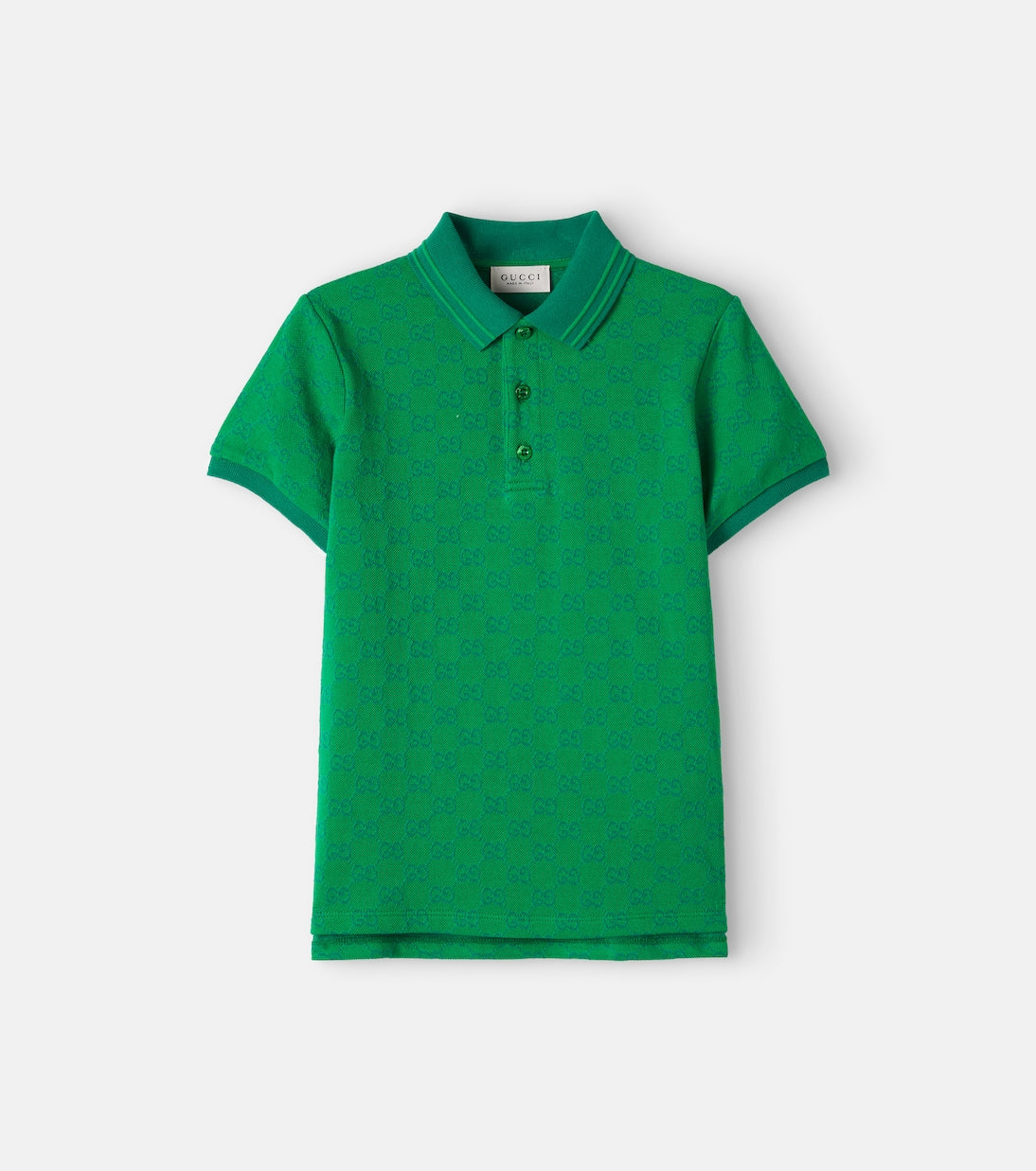 Gucci Kids - GG cotton piqué polo shirt