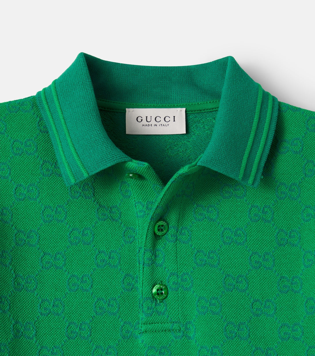 Gucci Kids - GG cotton piqué polo shirt