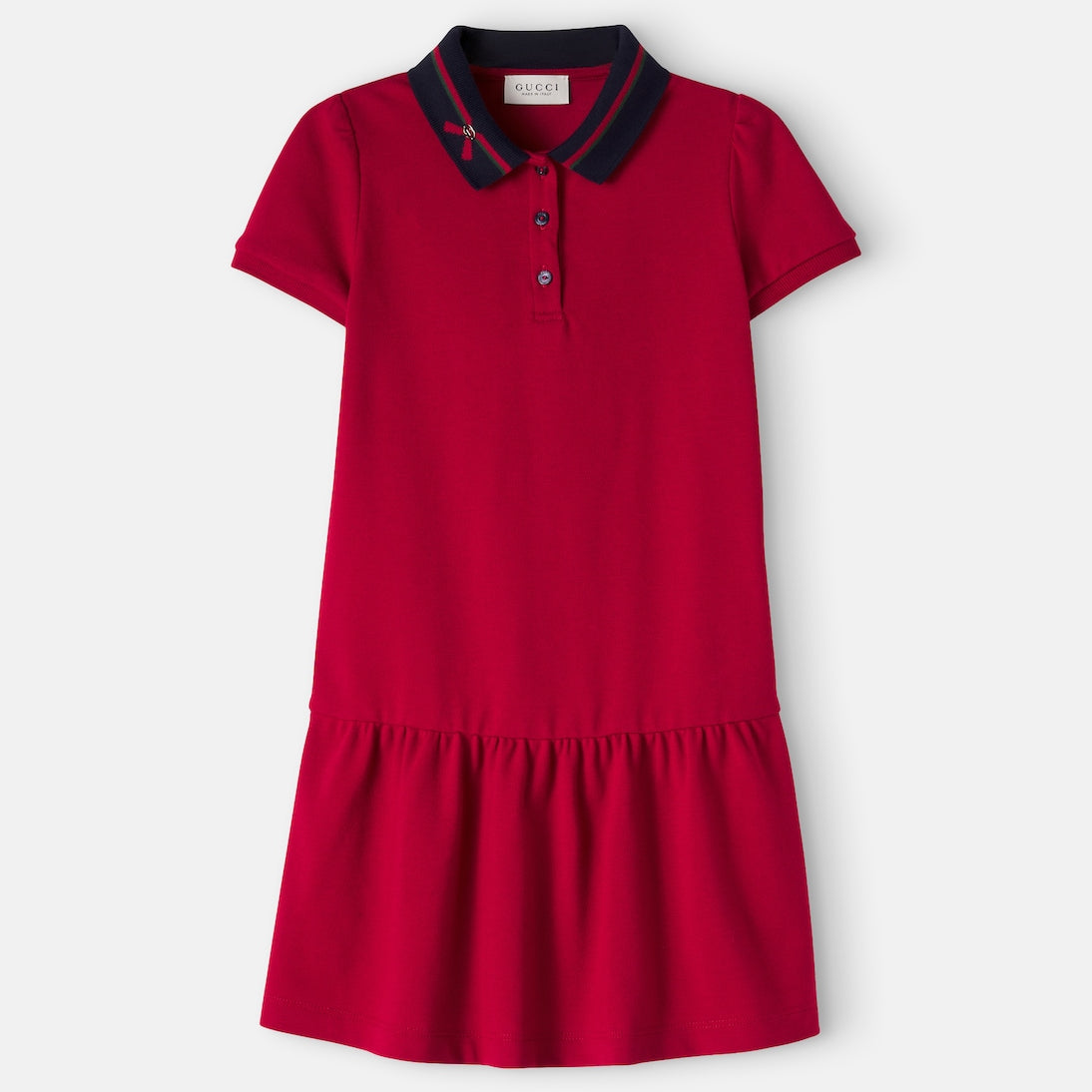 Gucci Kids - Cotton-blend polo dress