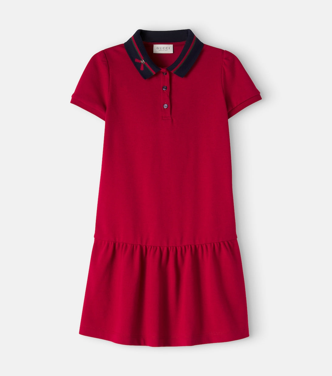 Gucci Kids - Cotton-blend polo dress
