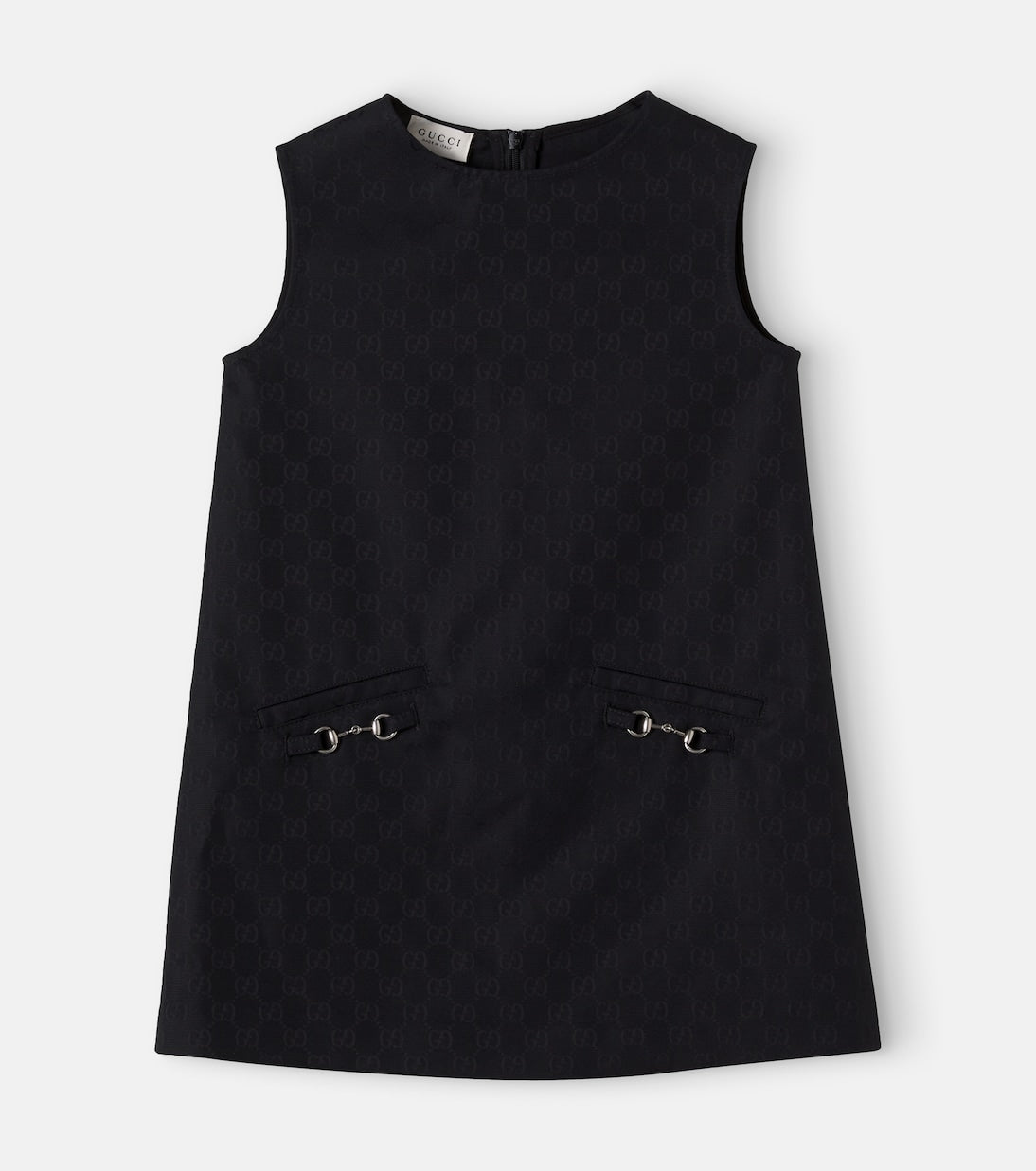 Gucci Kids - Horsebit GG cotton jacquard dress