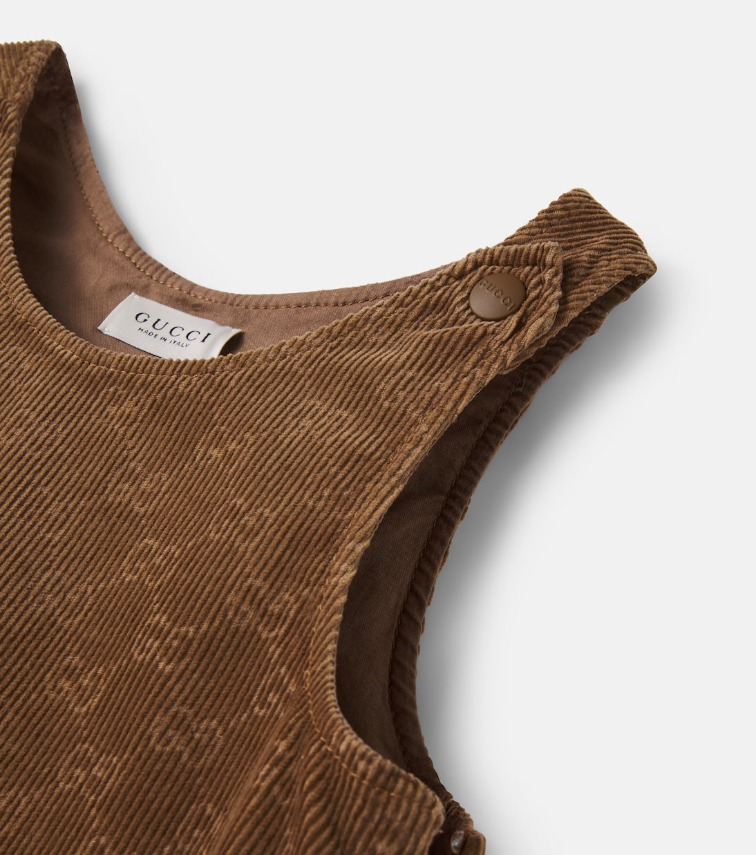 Gucci Kids - GG cotton corduroy dress