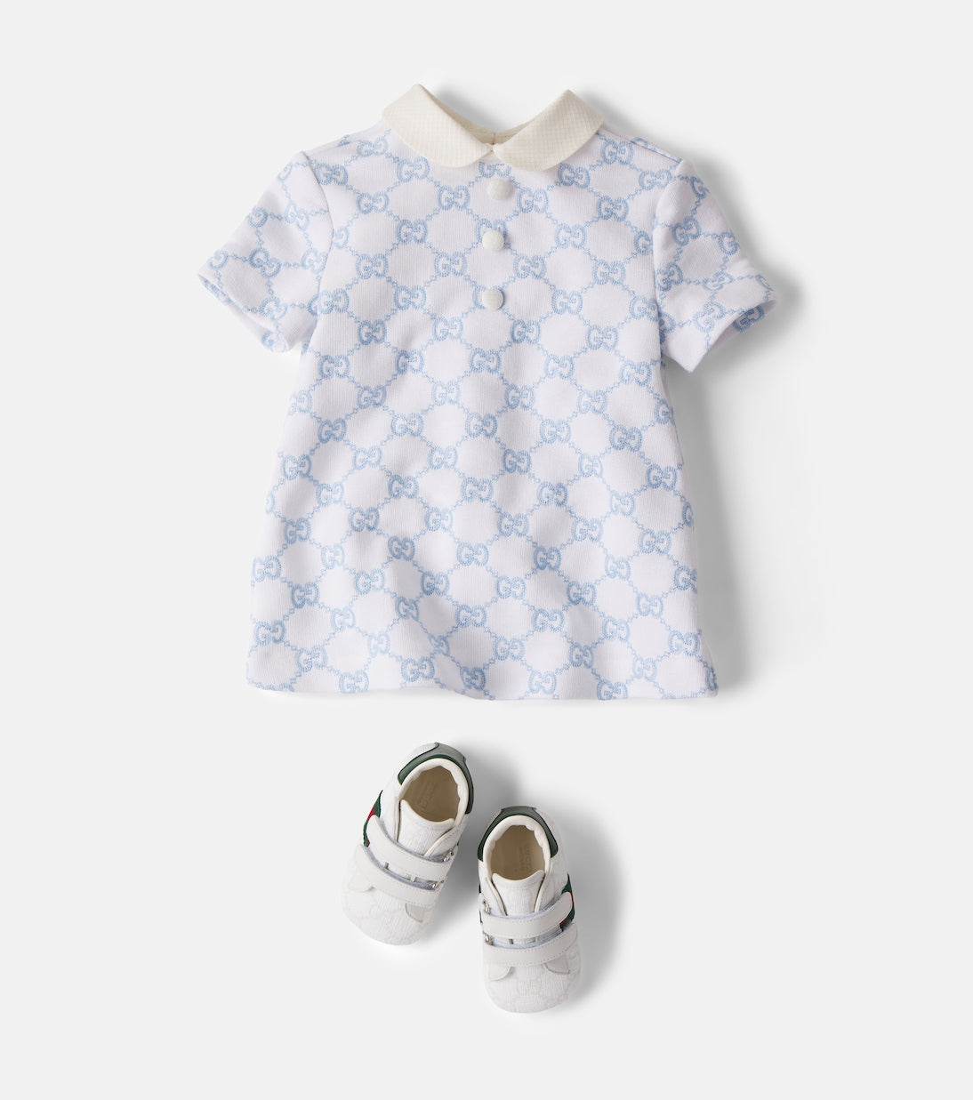 Gucci Kids - Baby GG jacquard cotton dress