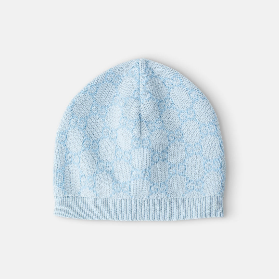 Gucci Kids - Baby GG jacquard cotton and wool beanie
