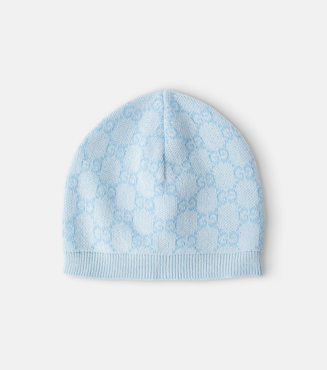 Gucci Kids - Baby GG jacquard cotton and wool beanie