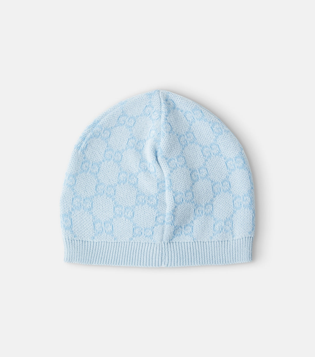 Gucci Kids - Baby GG jacquard cotton and wool beanie