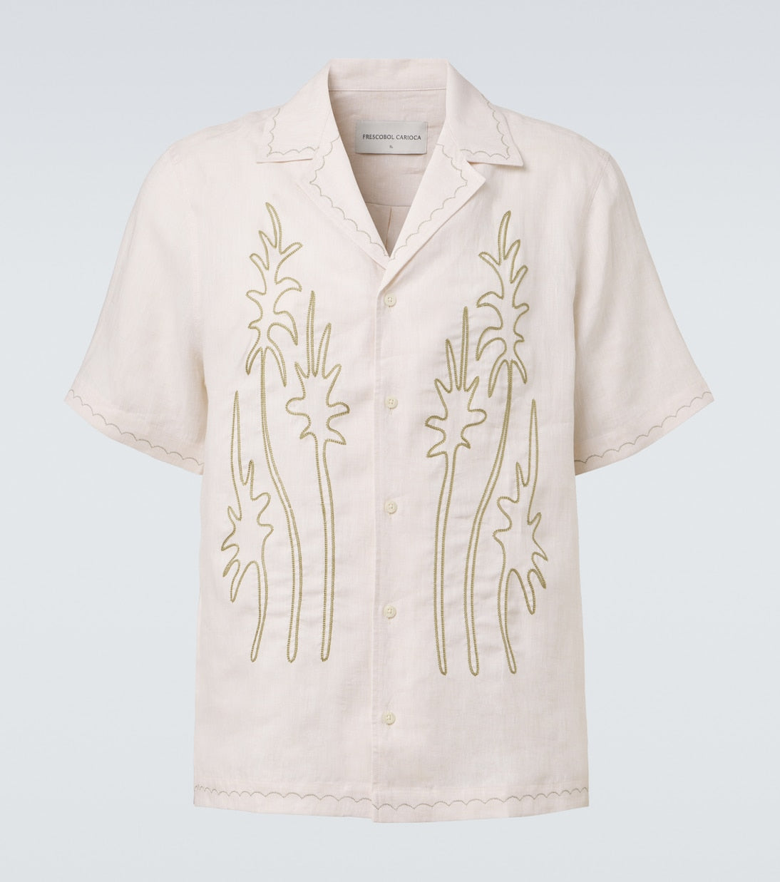 Frescobol Carioca - Alvs linen embroidered shirt