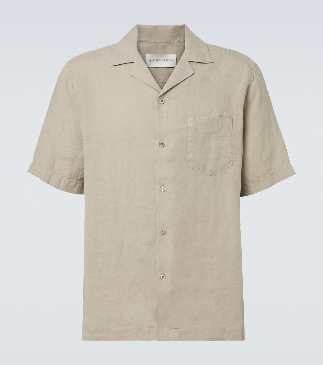 Frescobol Carioca - Angelo linen bowling shirt