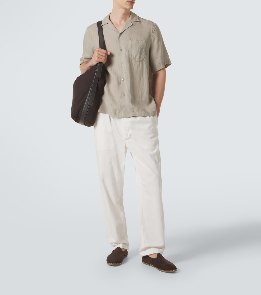 Frescobol Carioca - Angelo linen bowling shirt