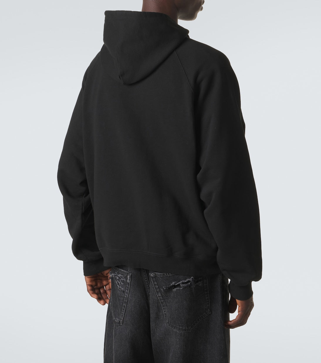 Balenciaga - Logo cotton jersey zip-up hoodie