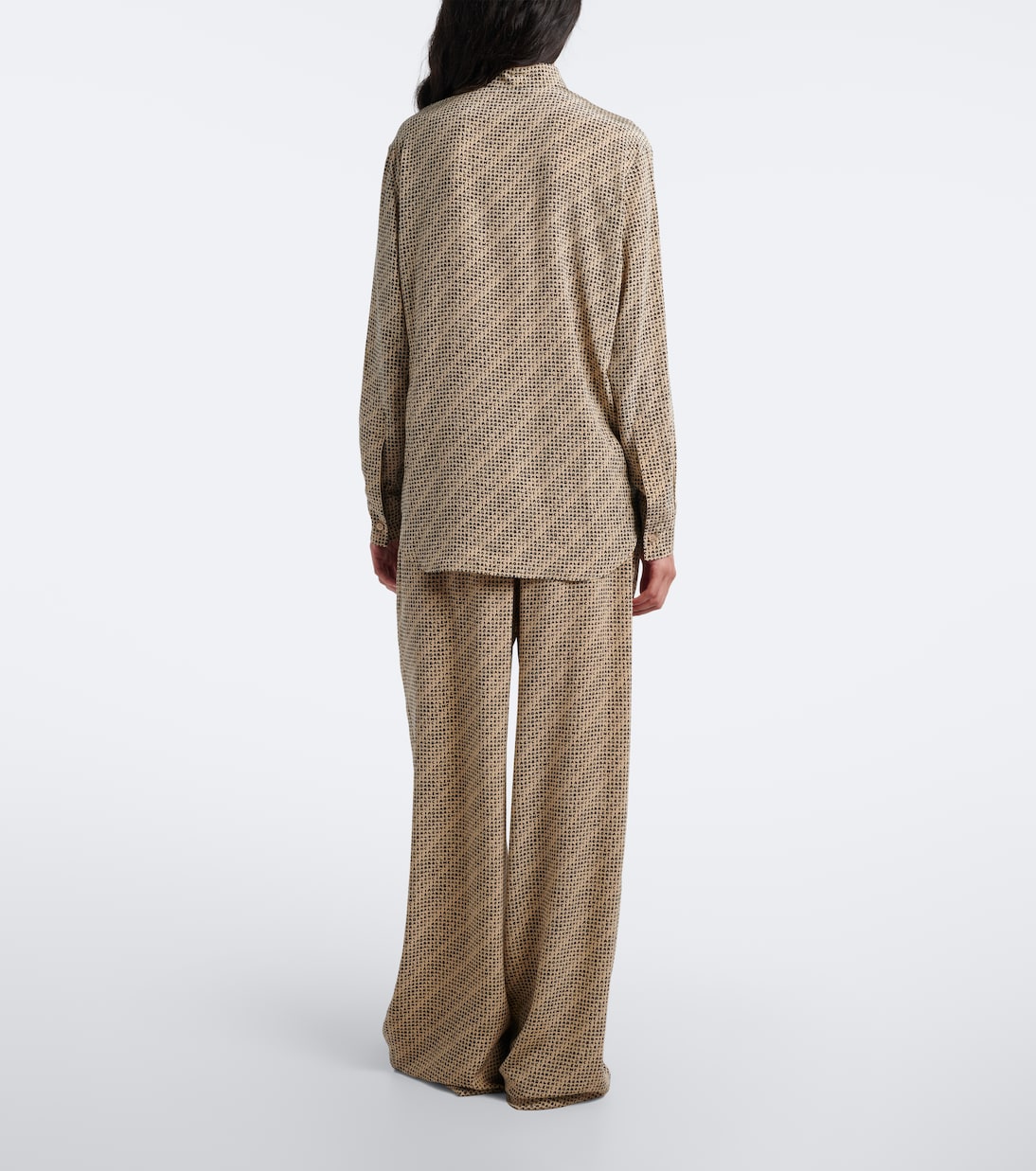 Balenciaga - Logo silk pajama pants
