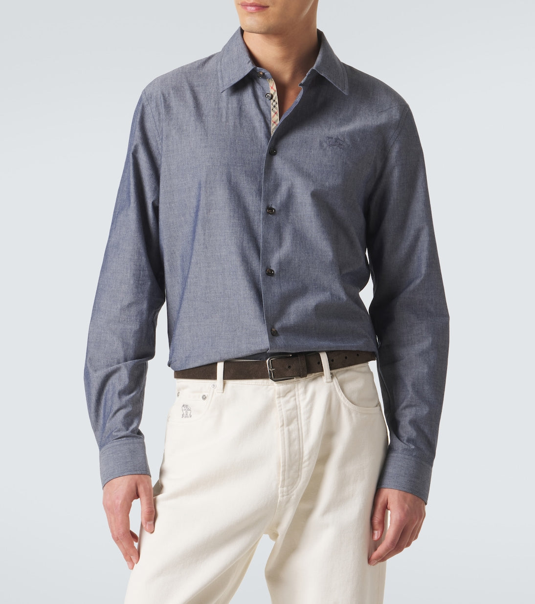 Burberry - EKD cotton-blend shirt