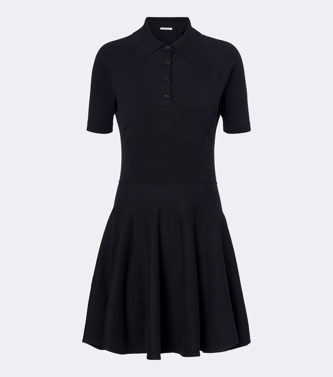 Givenchy - Cotton and silk-blend polo dress
