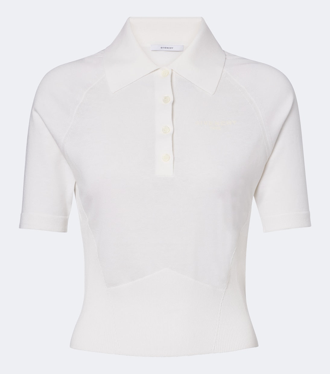 Givenchy - Cotton and silk polo sweater