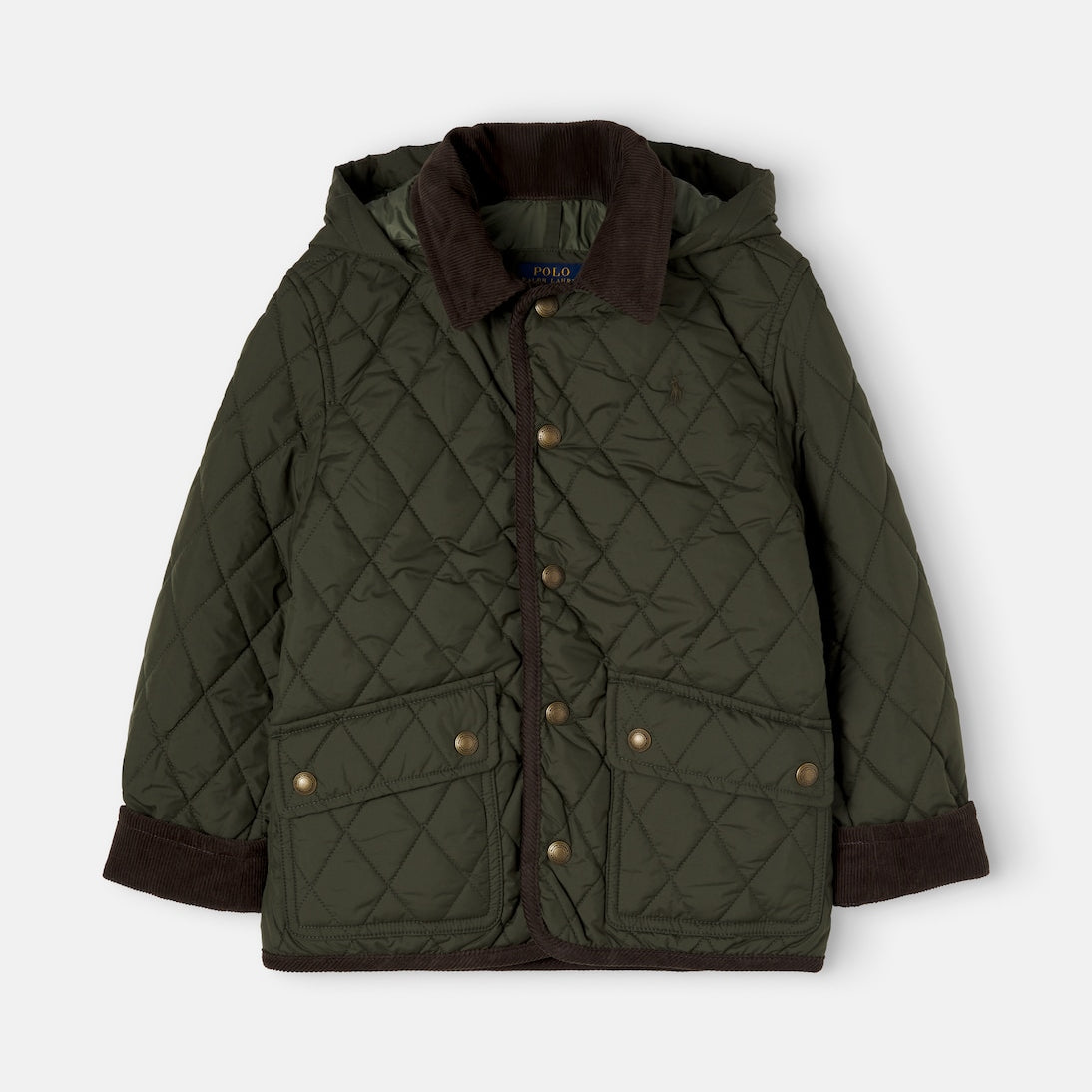 Polo Ralph Lauren Kids - Corduroy-trimmed quilted jacket