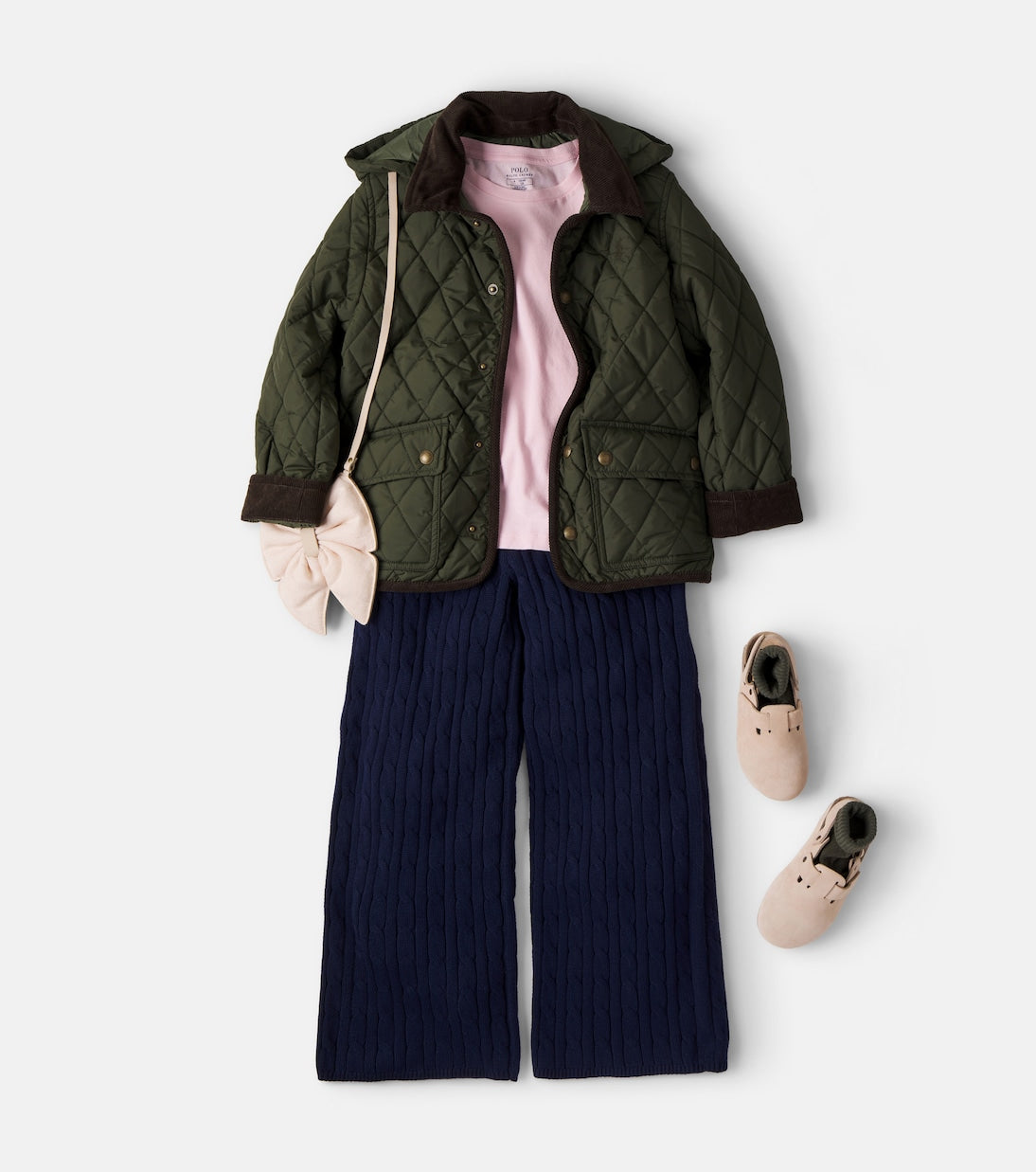 Polo Ralph Lauren Kids - Cable-knit cotton pants