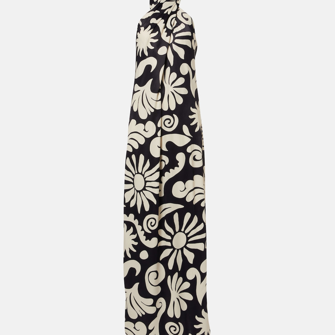 Cala de la Cruz - Oliviera printed halterneck maxi dress