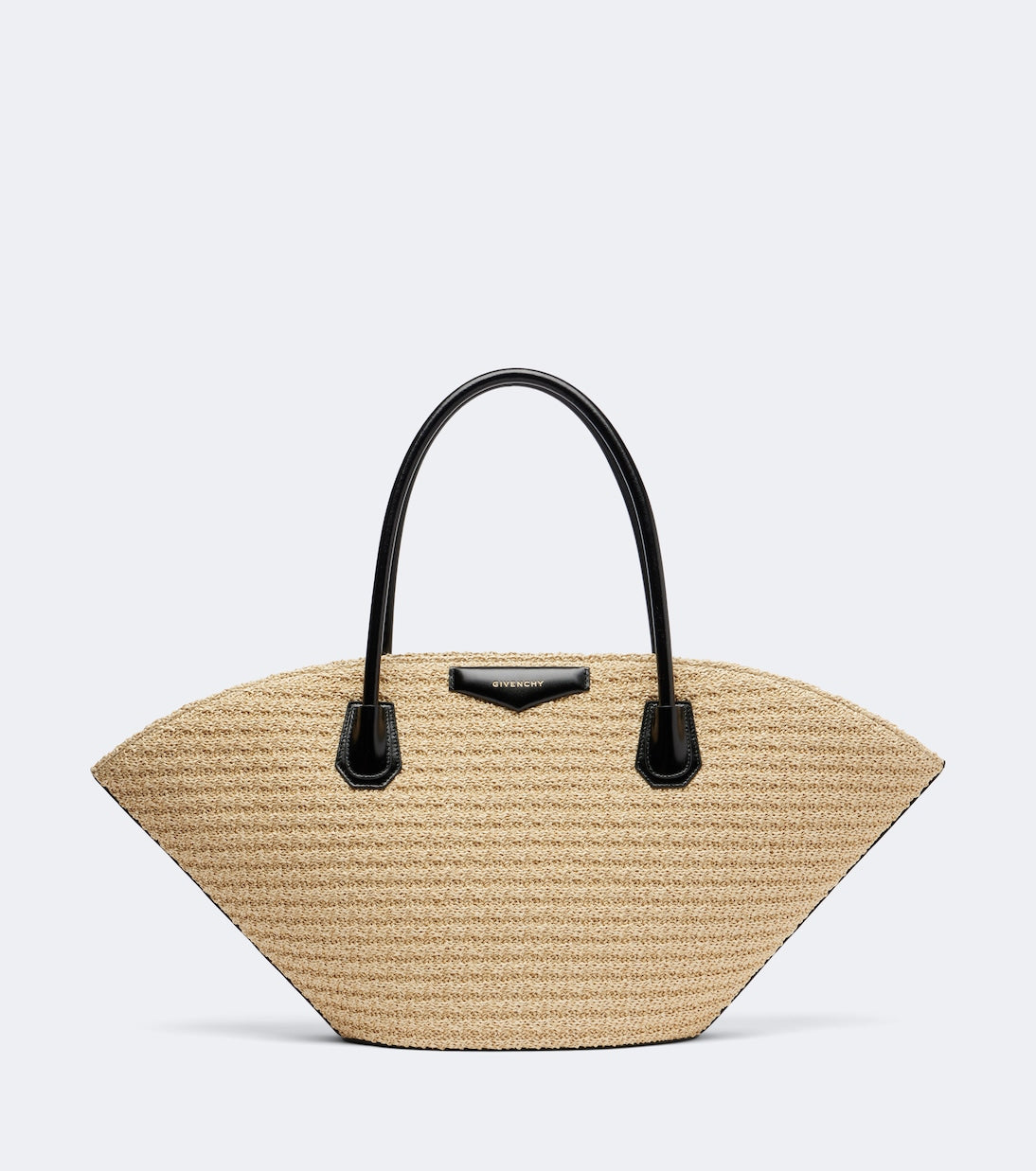 Givenchy - Antigona Small raffia-effect basket bag