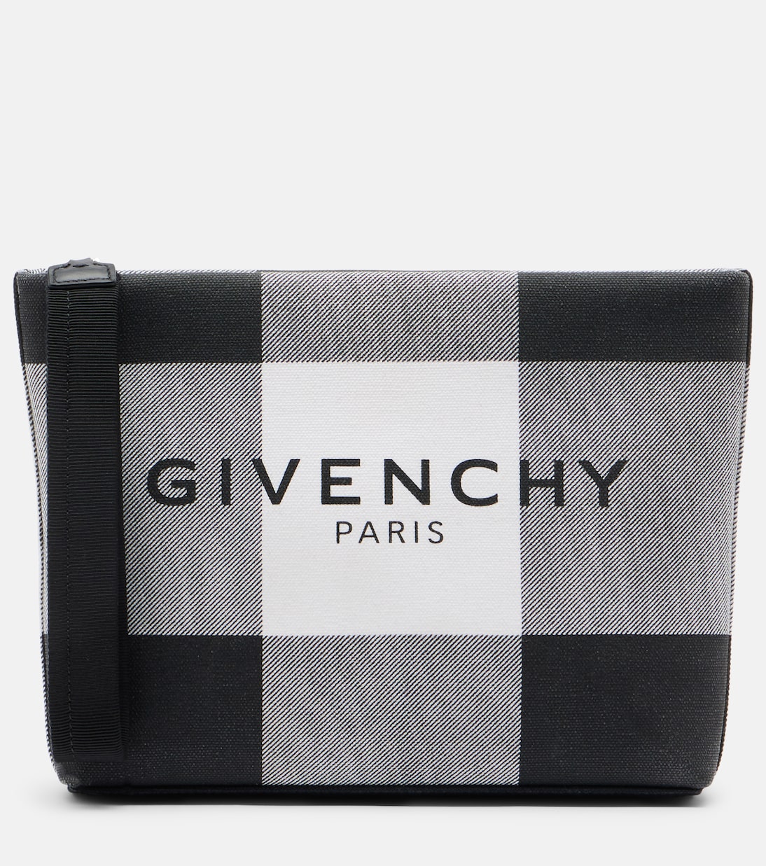 Givenchy - Logo checked pouch