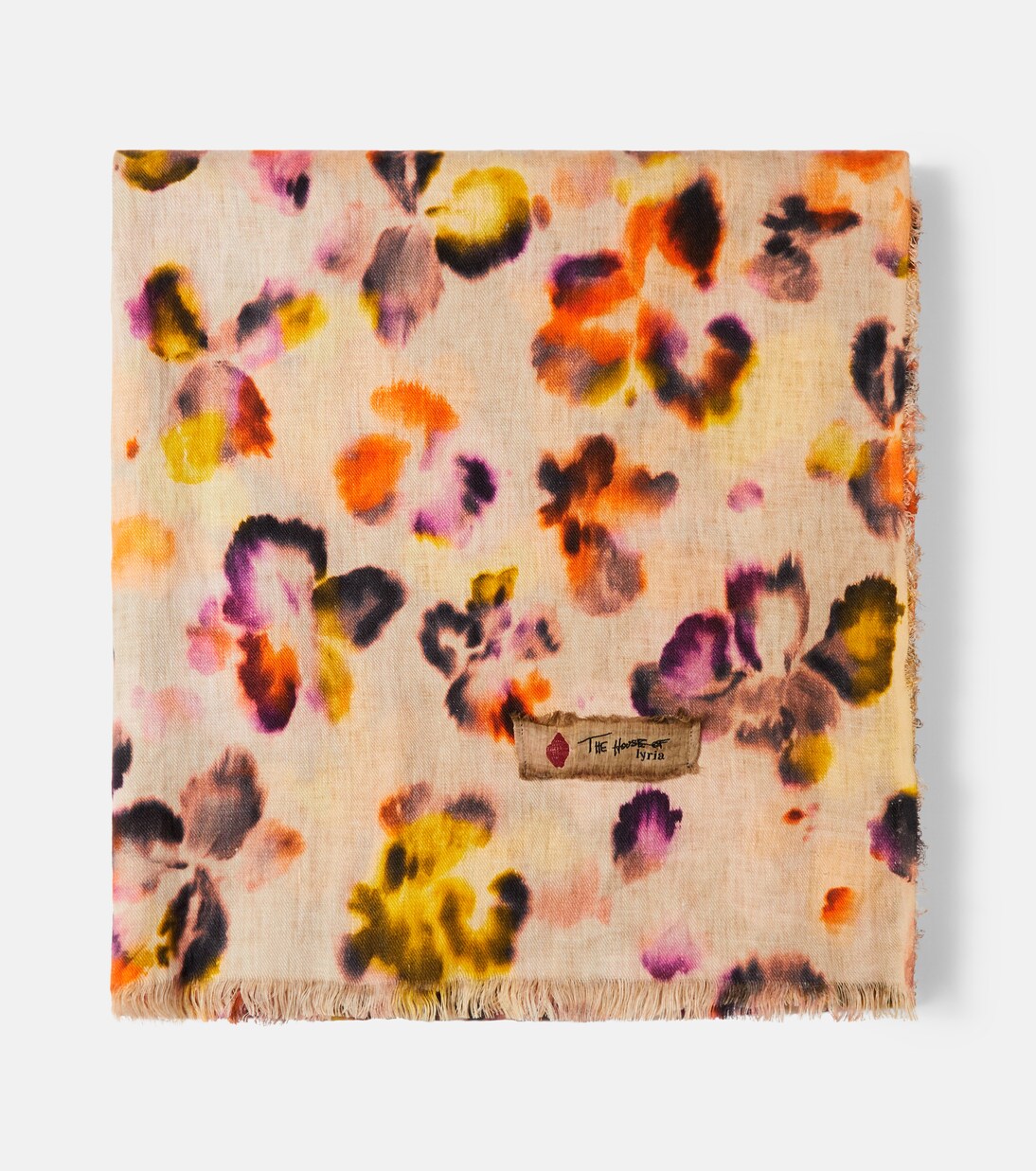 The House of Lyria - Firmamento floral linen blanket