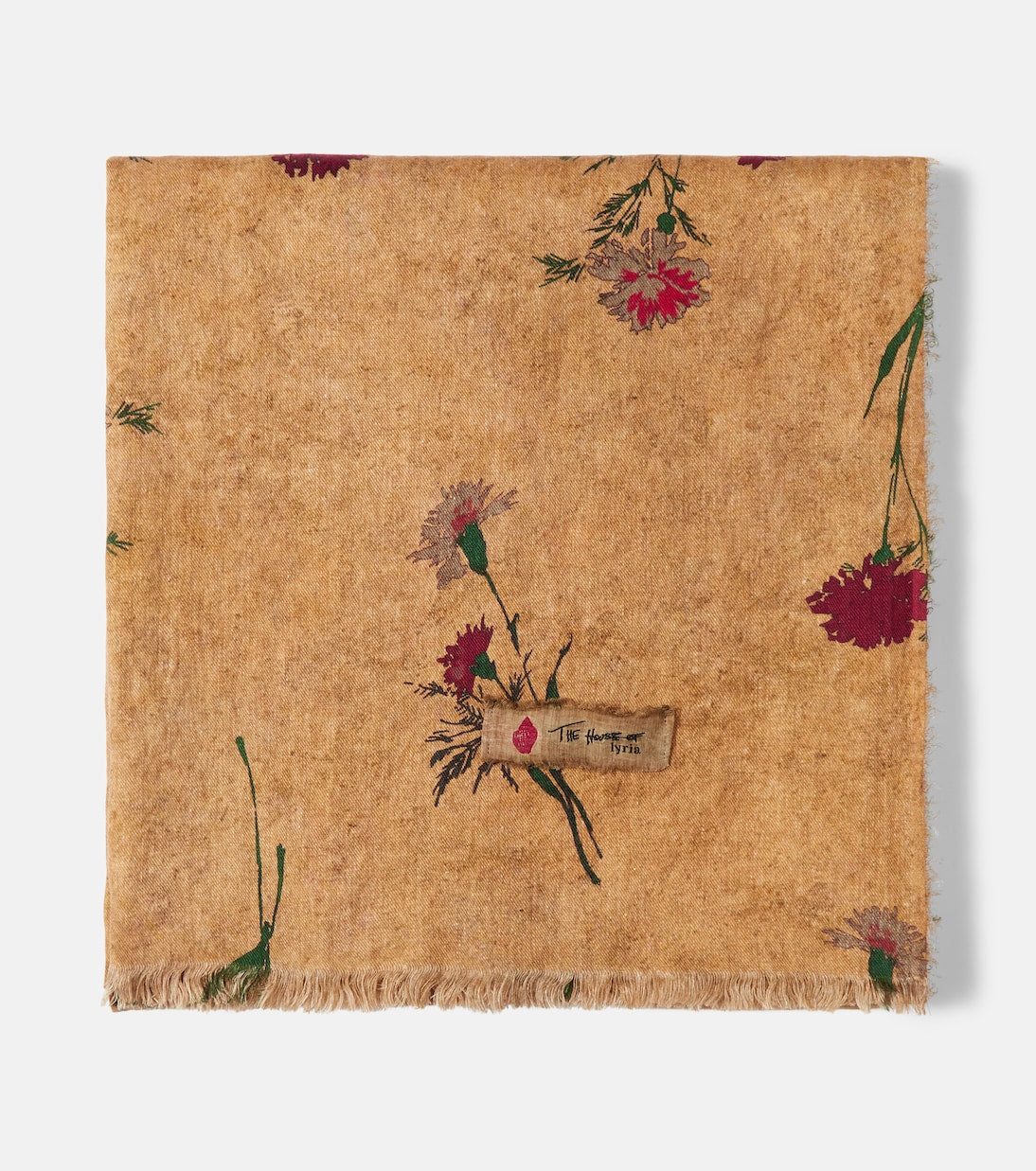 The House of Lyria - Firmamento floral linen blanket