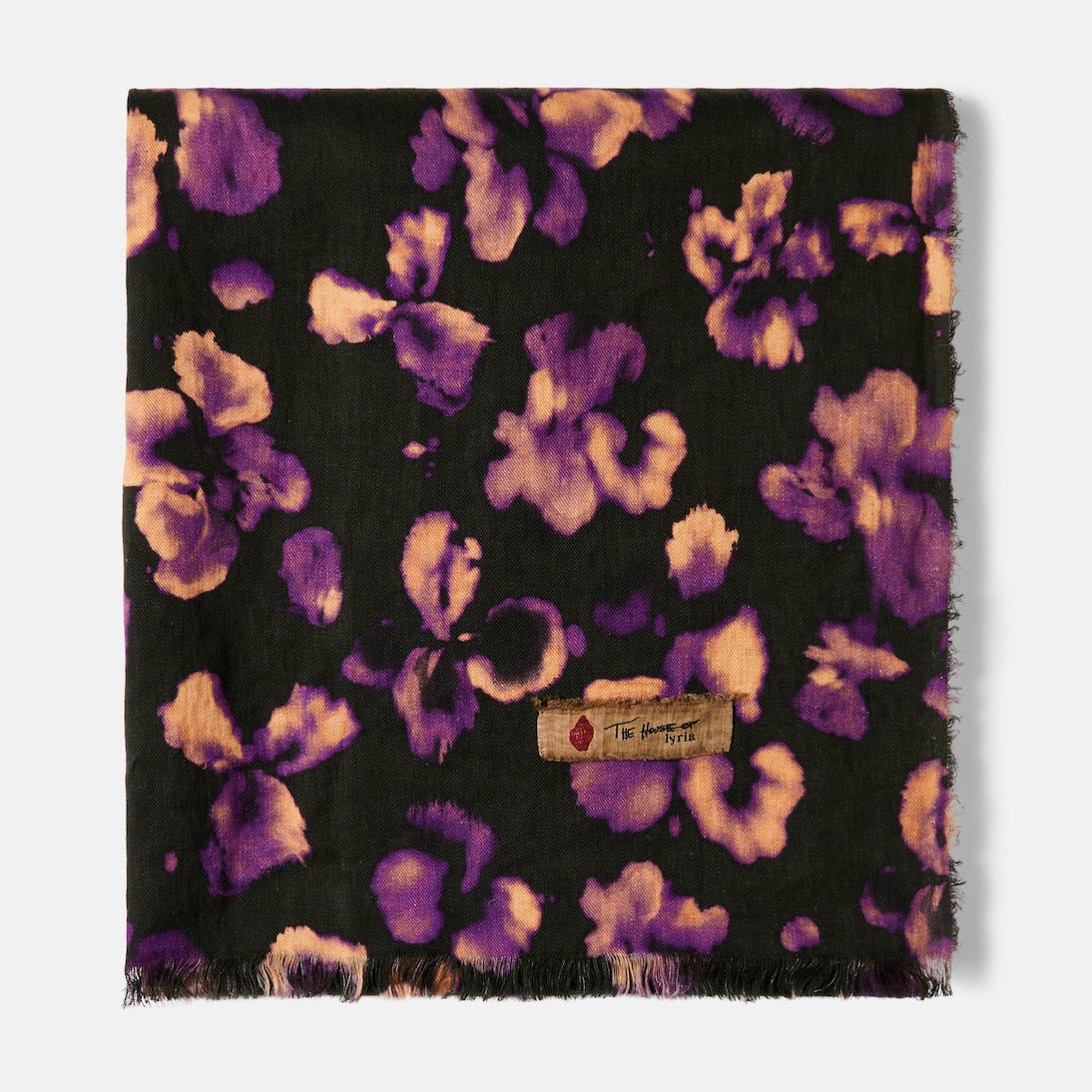 The House of Lyria - Firmamento floral linen throw