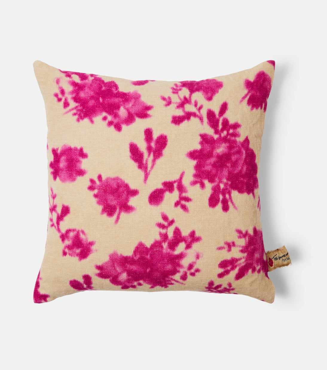 The House of Lyria - Mirra floral linen canvas cushion